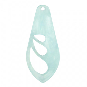 Pendentifs en r&eacute;sine aile Bleu ciel