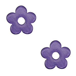 Pendentifs Polaris Elements Lucido fleur Violet purple ultra