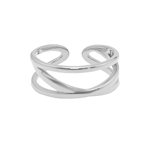 Bagues en acier Inox Argent&eacute;