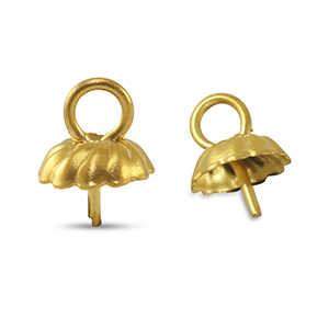 Appr&ecirc;ts en acier inox embout pour perles Dor&eacute;