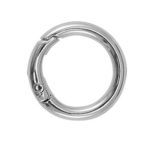 Appr&ecirc;ts anneau porte-cl&eacute;s Argent