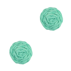 Pendentifs en Raphia 12mm Vert
