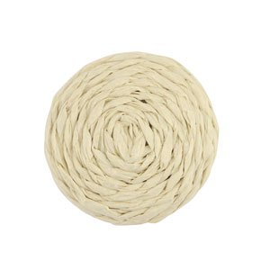 Pendentifs en Raphia 25mm Beige