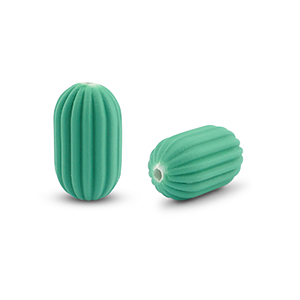 Perles acryliques ovale Vert