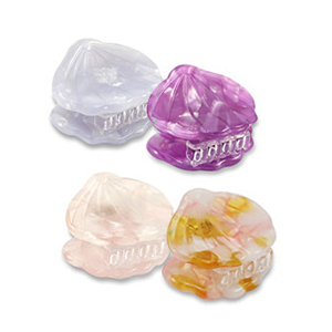 Accessoires cheveux pinces &agrave; cheveux coquillage M&eacute;lange violet-rose