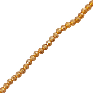 Perles &agrave; facettes 6x4mm disque Heishi Marron