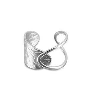 Bagues en acier Inox Argent&eacute;
