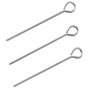 Clou &agrave; t&ecirc;te ronde en m&eacute;tal DQ 25mm Argent&eacute; antique (sans nickel)