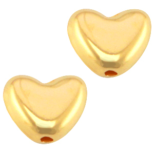 Perles en m&eacute;tal DQ c&oelig;ur &Oslash;0.9mm dor&eacute; (sans nickel)