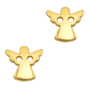 Breloques en m&eacute;tal DQ connecteur ange Dor&eacute; (sans nickel)