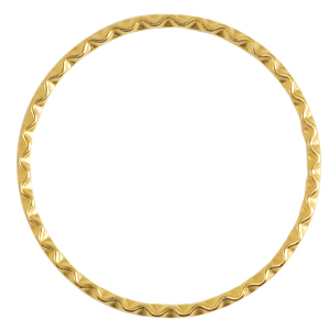 Appr&ecirc;ts en m&eacute;tal DQ anneau ferm&eacute; 45mm Dor&eacute; (sans nickel)