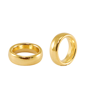 Appr&ecirc;ts en m&eacute;tal DQ anneau 2mm Dor&eacute; (sans nickel)