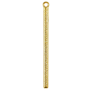 Breloques en m&eacute;tal DQ barre Dor&eacute; (sans nickel)