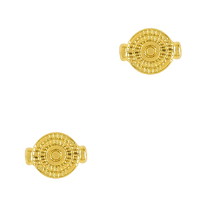 Perles en m&eacute;tal DQ coquillage Dor&eacute; (sans nickel)