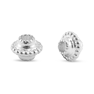 Perles en m&eacute;tal DQ spacer anneau Bali Argent&eacute; antique (sans nickel)