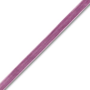 Ruban en velours Violet orchid&eacute;e fonc&eacute;