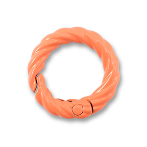 Appr&ecirc;ts color&eacute;s anneau porte-cl&eacute;s Orange