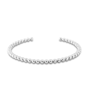 Bracelets en acier Inox jonc Argent&eacute;