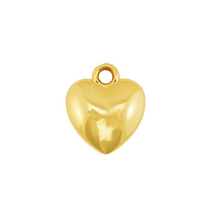 Pendentifs accroche-regard c&oelig;ur Dor&eacute;