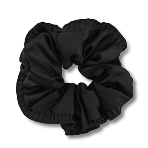 Elastique pour cheveux chouchou soyeux Noir