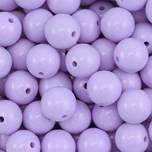DQ Perles acryliques 18 mm Lilas pastel