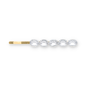 Accessoires pour cheveux epingle &agrave; cheveux avec strass Dor&eacute;-transparent
