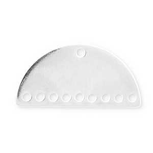 Breloques en m&eacute;tal DQ Eco-brass&reg; connecteur Argent&eacute; antique (sans nickel)