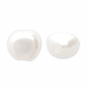 Imitations perles d&rsquo;eau douce nugget Blanc