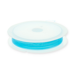 Fil &eacute;lastique 0.5mm Bleu turquoise