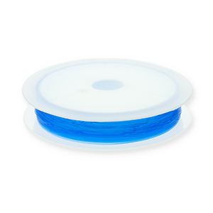 Fil &eacute;lastique 0.5mm Bleu