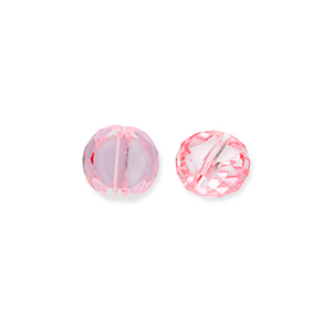 Perles &agrave; facettes Rose