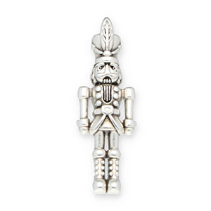 Breloques en m&eacute;tal DQ soldat casse noisette Argent&eacute; antique (sans nickel)