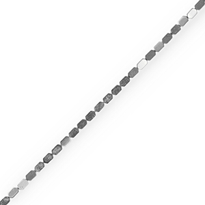Perles h&eacute;matites Argent&eacute;