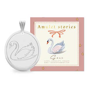 BY31&reg; Breloques en acier Inox cygne Argent&eacute;