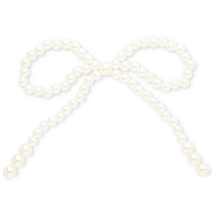 Pendentifs accroche-regard n&oelig;ud Blanc