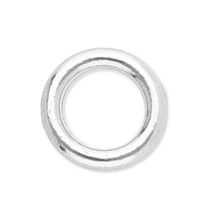 Appr&ecirc;ts en acier inox anneau ferm&eacute; 5 mm Argent&eacute;