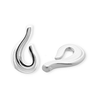 Breloques en m&eacute;tal DQ&reg; hame&ccedil;on Argent&eacute; antique (sans nickel)