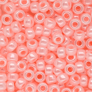 Perles de rocailles Miyuki 6/0 Ceylon Baby Pink 6-517