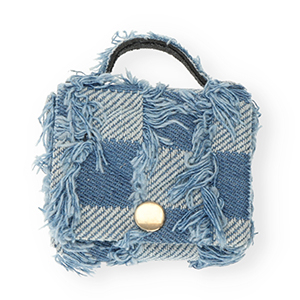 Pendentifs accroche-regard sac &agrave; main denim-look Bleu denim