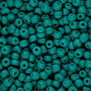Perles de rocailles 6/0 (4 mm) Vert sarcelle