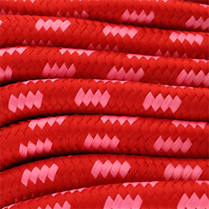 Paracorde tendance 10 mm Rouge-rose