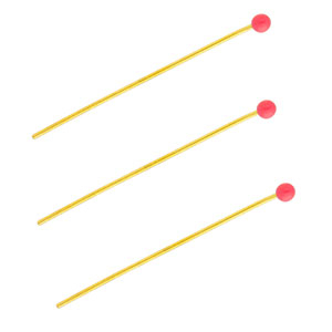 BY31&reg; Appr&ecirc;ts en acier inox clous &agrave; t&ecirc;te boule 35 mm Dor&eacute;-rouge