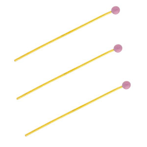 BY31&reg; Appr&ecirc;ts en acier inox clous &agrave; t&ecirc;te boule 35 mm Dor&eacute;-violet lavande