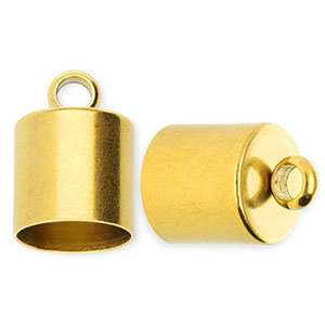 Appr&ecirc;ts en acier Inox embout &Oslash;10 mm avec anneau Dor&eacute;