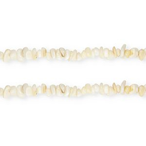 Perles coquillage chipstone Blanc natural