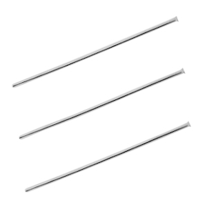 Clou &agrave; t&ecirc;te plate en acier inox 35mm argent&eacute; (inox)
