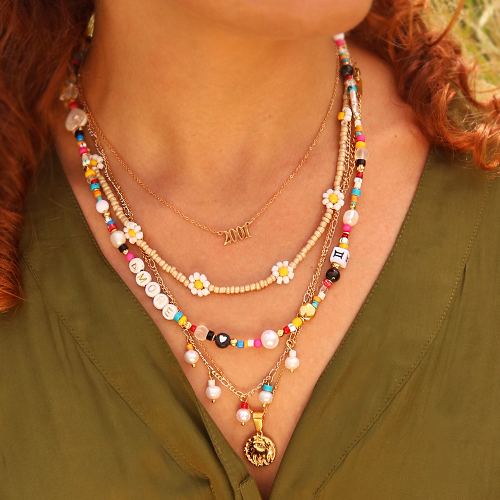 Voici comment confectionner les colliers les plus adorables avec diff&eacute;rentes perles et mat&eacute;riaux : 