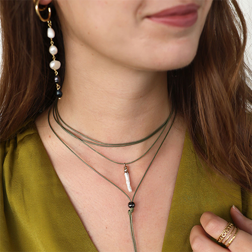 Tendance fil macram&eacute; tress&eacute; pour les plus beaux colliers