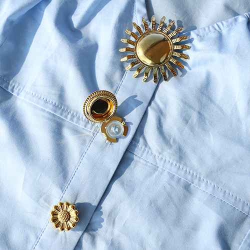 Inspiration avec les cache-boutons