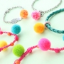 De jolis pompons dans les plus beaux coloris d'&eacute;t&eacute;